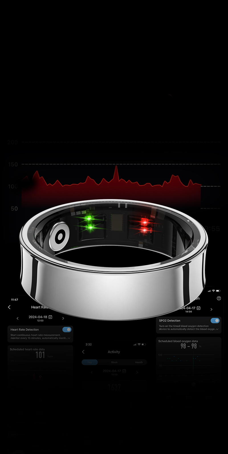Silver Smart Ring - Image 4